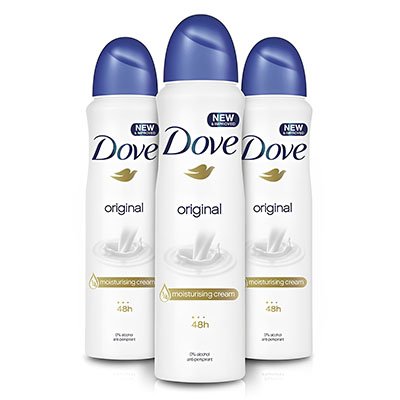 Dove déodorant