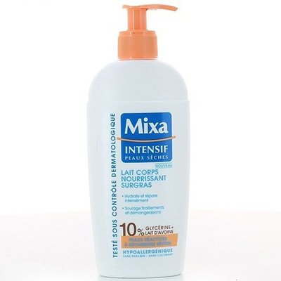 lait de beauté hydratant mixa 400ml